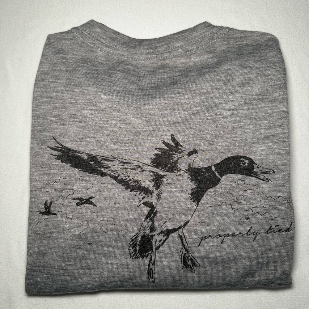 Boys Gray Long Sleeve T-Shirt